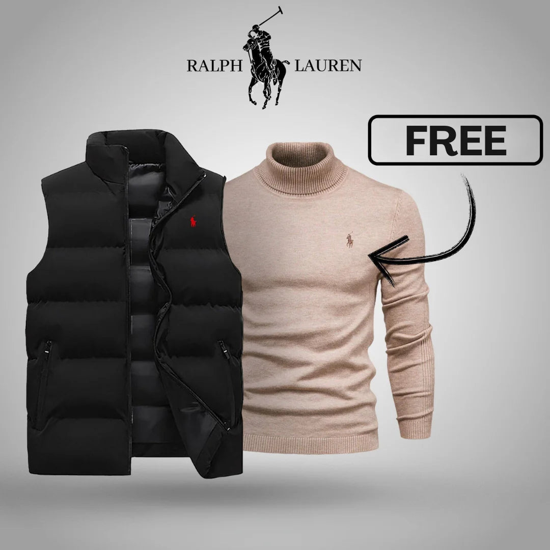 RALPH LAUREN KIT VEST + SWEATHER (CLEARANCE)
