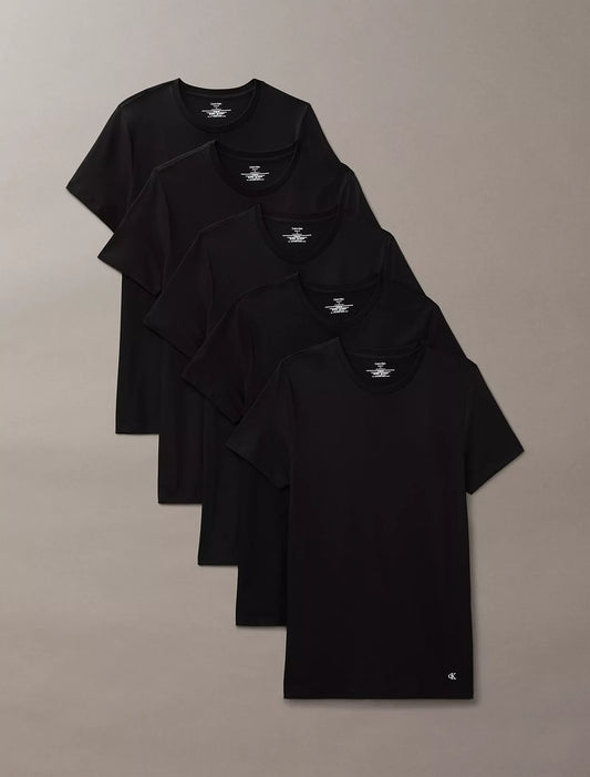 Cotton Classics 5-Pack Classic Fit Crewneck T-Shirt
